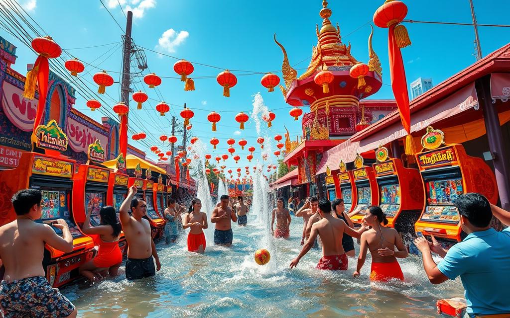 Songkran Splash เกมสล็อต สนุกกับสงกรานต์